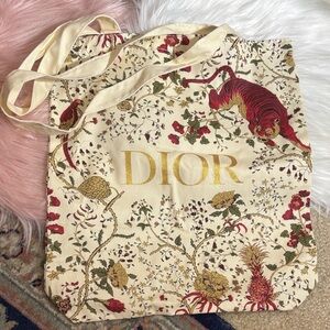 DIOR FLORAL TOTE BAG NEW IN PACKAGING